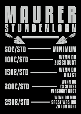 Maurer Handwerker Baustell