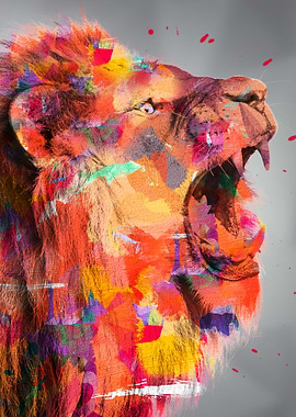 paint the lion