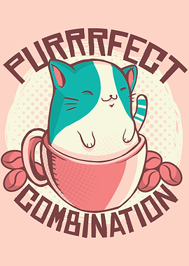 Cat with good Coffee