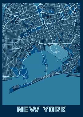 New York Peace City Map