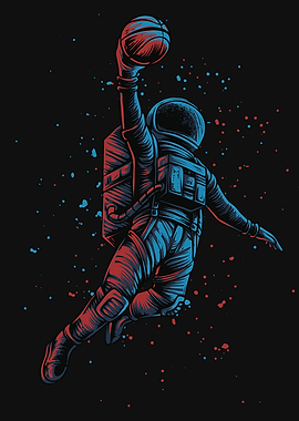 ASTRONAUT BASKETBALL