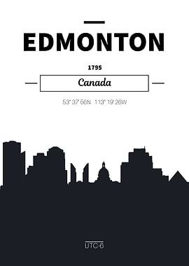 Edmonton canada skyline