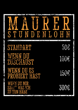 Maurer Handwerker Baustell
