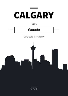 Calgary canada skyline