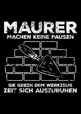 Maurer Handwerker Baustell