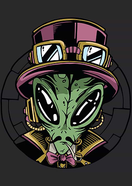 Steampunk Alien