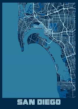San Diego Peace City Map