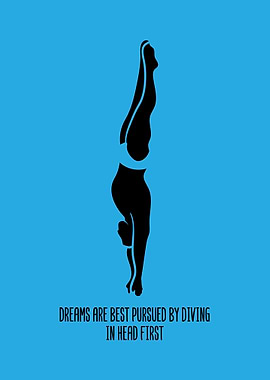 Sports Diving Wall Decor