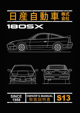 Blueprint of the 180SX