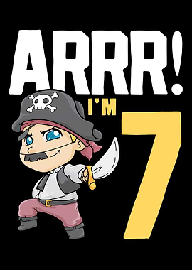 7th Birthday Pirate Seven