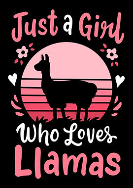 Llamas Llama Lover Retro