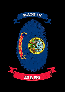 MADE IN IDAHO FINGERPRINT