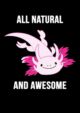 Axolotl Funny Pink