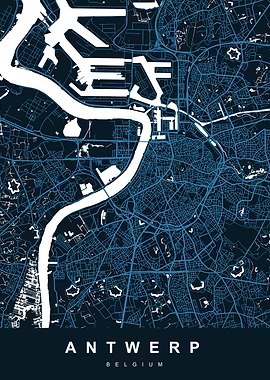 ANTWERP Art Map Belgium