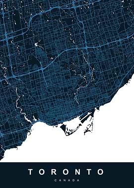 TORONTO Art Map Canada
