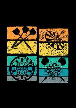 Dart Retro Dartboard