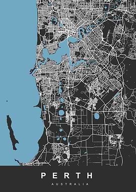 PERTH Art Map Australia