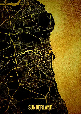 Sunderland gold map