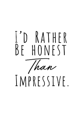 Honesty Quotes Wall Poster