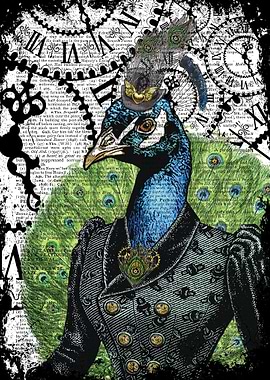 Steampunk Peacock