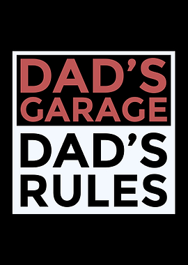 Dads Garage Mancave Sign