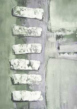 Green gray abstract