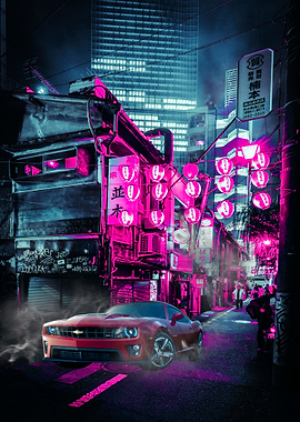 Tokyo Car Neon 2077