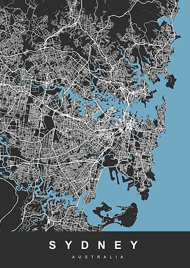 SYDNEY Art Map Australia