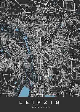 LEIPZIG Art Map Germany