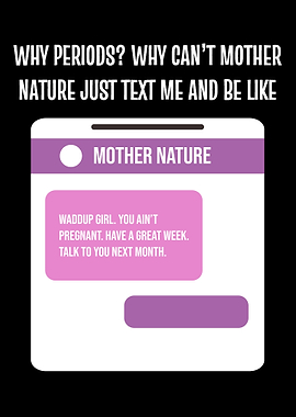 Nature Text Funny Woman Gi
