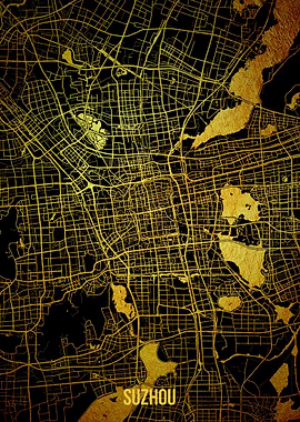 Suzhou gold map