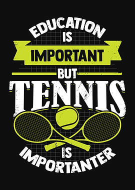 Funny Tennis Player Design