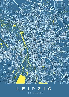 LEIPZIG Art Map Germany