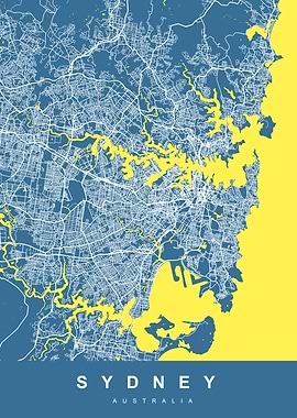 SYDNEY Art Map Australia