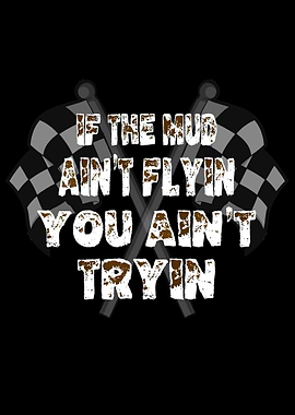 Dirt Track Racing Flag