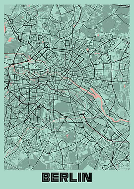 Berlin Peony City Map