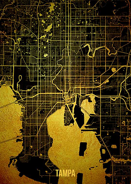 Tampa gold map