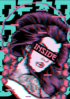 Geisha Japanese Vaporwave