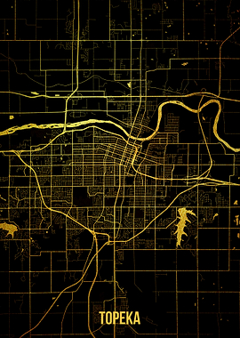 Topeka gold map