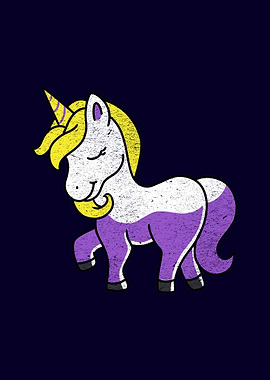 Nonbinary Pride Unicorn