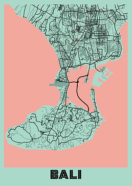 Bali Peony City Map