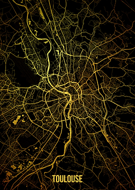 Toulouse gold map