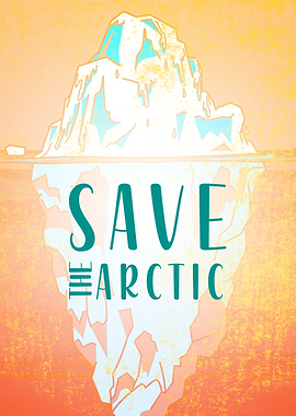 Save the arctic color art