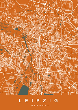 LEIPZIG Art Map Germany