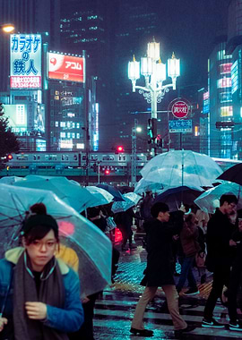 Cyberpunk Shinjuku Tokyo