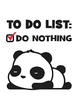 Lazy Panda To Do List