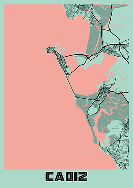 Cadiz Peony City Map