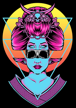 Geisha Goth Aesthetic