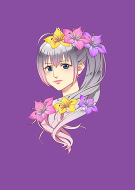 Aloha Lei Day Hawaii Girl