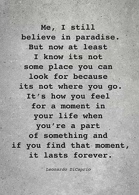 Leo DiCaprio Quote L011